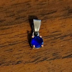 Free w/purchase Blue pendant